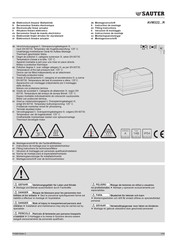 sauter AVM322R Serie Instrucciones De Montaje