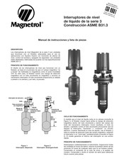 Magnetrol ASME B31.3 Manual De Instrucciones Y Lista De Piezas