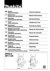 Makita RP0910 Manual De Instrucciones