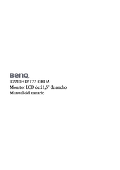 BenQ T2200HD Manual Del Usuario