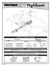 Yakima HighSpeed Manual De Instrucciones