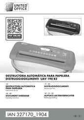 UNITED OFFICE UAV 190 B2 Instrucciones De Uso