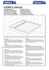 Duscholux FJORD X JOULIA Instrucciones De Montaje