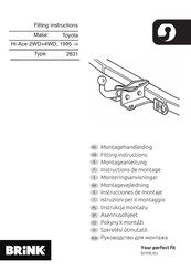 Brink 2831 Instrucciones De Montaje