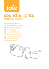 Joie sound & lights Manual De Instrucciones