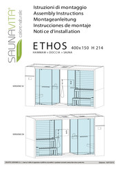 Saunavita ETHOS 400x150 H 214 SX Instrucciones De Montaje