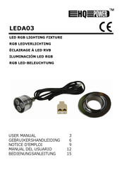 HQ-Power LEDA03 Manual Del Usuario