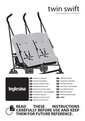 Inglesina twin swift Manual De Instrucciones