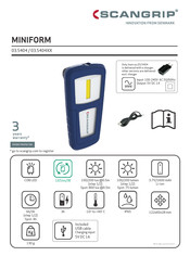 SCANGRIP 03.5404 Serie Manual De Instrucciones