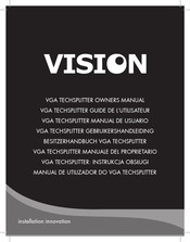 Vision VGA TECHSPLITTER Manual De Usuario