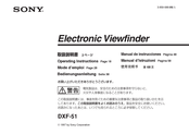 Sony DXF-51 Manual De Instrucciones