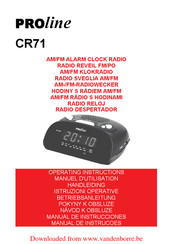 Proline CR71 Manual De Instrucciones