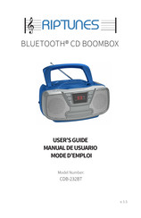 RIP TUNES CDB-232BT Manual De Usuario