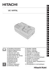 Hitachi Koki UC 18YFSL Instrucciones De Manejo