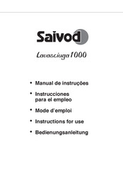 Saivod lavasciuga 1000 Instruccionespara El Empleo