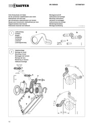 Sauter 0370997001 Instrucciones De Montaje