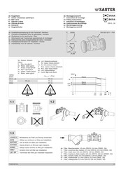 Sauter VKRA Instrucciones De Montaje