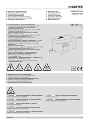 Sauter AVM215SF132R Instrucciones De Montaje