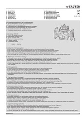 Sauter VUP Instrucciones De Montaje