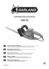 Garland HSN 52 Instrucciones De Manejo