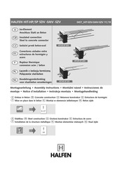 Halfen HIT-HP SZV Instrucciones De Montaje