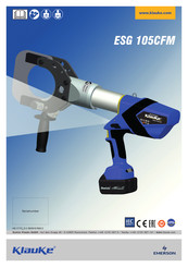 Klauke ESG 105CFM Manual De Instrucciones