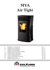 EdilKamin MYA Air Tight Instalación Uso Y Mantenimiento