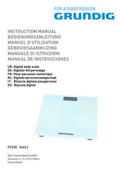 Grundig 16412 Manual De Instrucciones