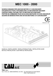 Tau MEC 1000 Guia Para Su Instalacion