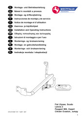 Westfalia Automotive 315 074 Instrucciones De Montaje Y De Servicio