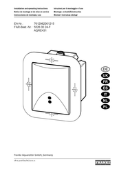 Franke AQRE431 Instrucciones De Montaje Y Uso