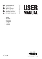 Zanussi ZRG616CW Manual De Instrucciones