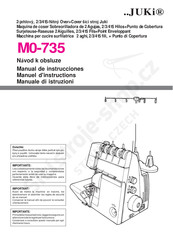 JUKI MO-735 Manual De Instrucciones