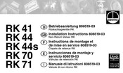 GESTRA RK 44s Instrucciones De Montaje Y Servicio