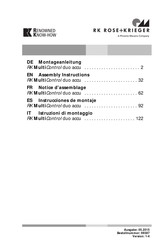 RK Rose+Krieger RKMultiControl duo accu Instrucciones De Montaje