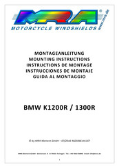 Mra BMW K1200R Instrucciones De Montaje