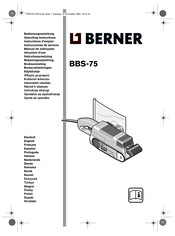 Berner BBS-75 Instrucciones De Servicio