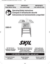 Skil 3305-01 Instrucciones De Funcionamiento Y Seguridad