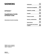 Siemens SITRANS FC430 7ME461 Instrucciones De Servicio Resumidas