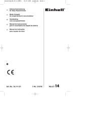 EINHELL RG-CT 14 Manual De Instrucciones