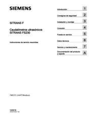 Siemens SITRANS FS230 7ME372 Instrucciones De Servicio Resumidas