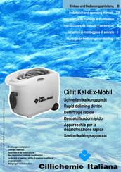 Cillichemie Italiana Cillit KalkEx-Mobil Instrucciones De Montaje Y De Servicio