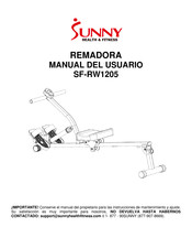 Sunny Health & Fitness SF-RW1205 Manual Del Usuario