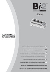 Olimpia splendid Bi2 B0658 Instrucciones De Montaje