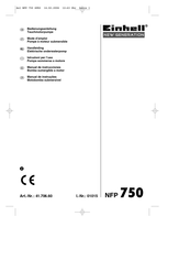 EINHELL NEW GENERATION NFP 750 Manual De Instrucciones