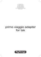 Peg-Perego primo viaggio adapter for tak Instrucciones De Uso