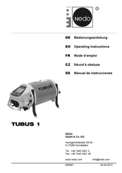 Nedo TUBUS 1 Manual De Instrucciones