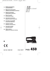 Professional P-ES 450 Manual De Instrucciones