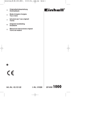 EINHELL 43.121.02 Manual De Instrucciones