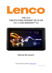 Lenco TAB-1013 Manual Del Usuario